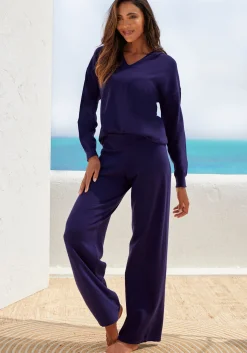 Strandmode|Pullover|LASCANA Strickpullover marine