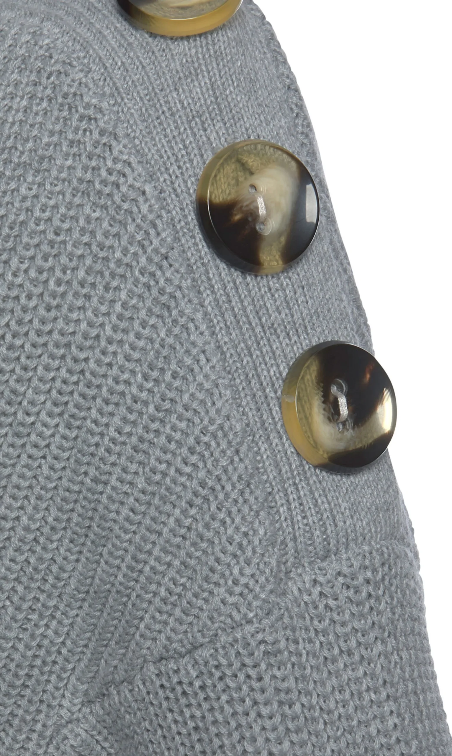 Pullover|LASCANA Strickpullover hellgrau-meliert