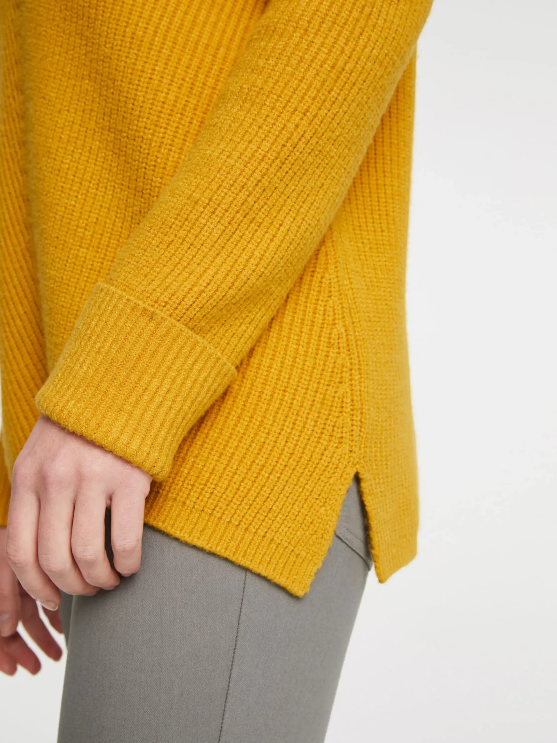 Basics|Pullover|heine Strickpullover mit V-Ausschnitt mais