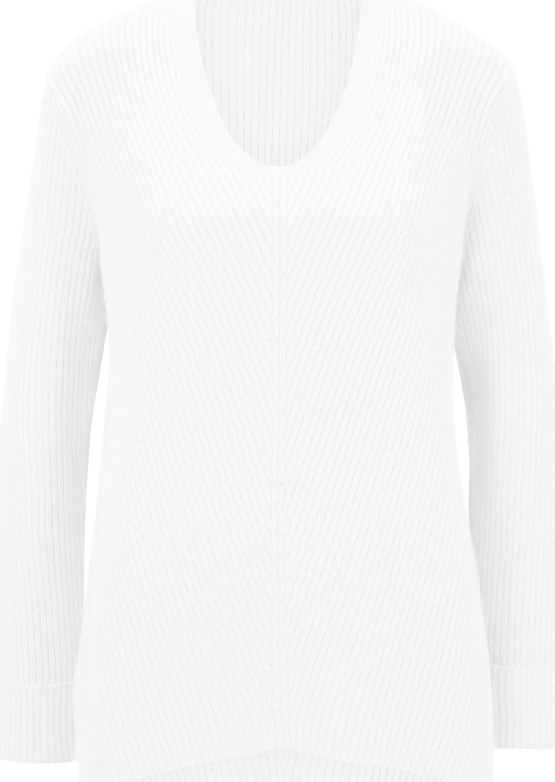 Basics|Pullover|heine Strickpullover mit V-Ausschnitt offwhite