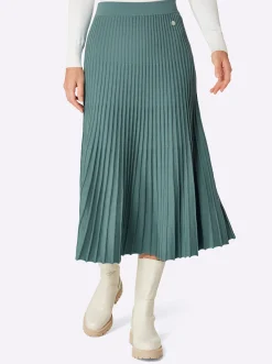 Röcke|CREATION L PREMIUM Strickrock jade