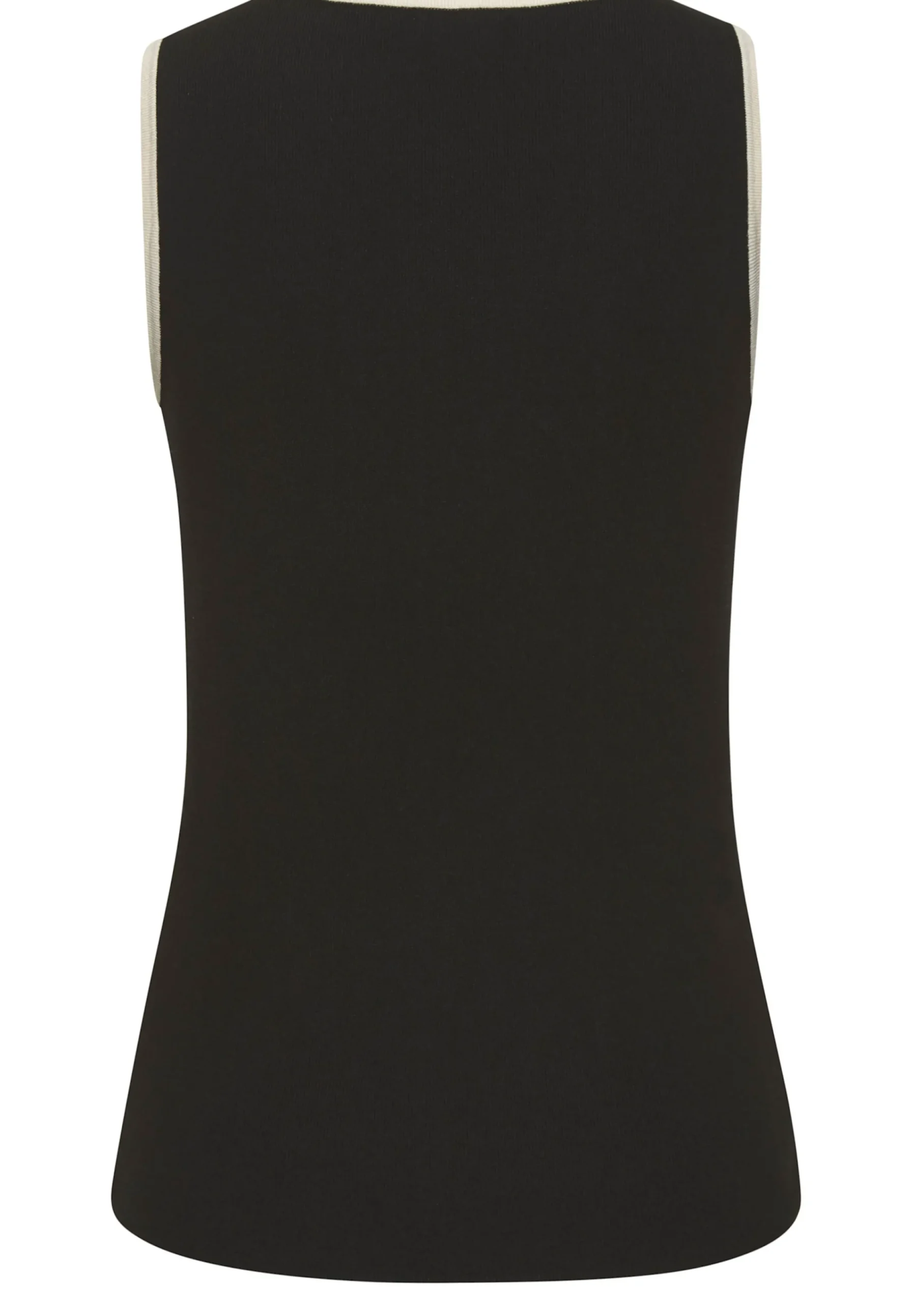 Strandmode|LASCANA Stricktop schwarz-creme