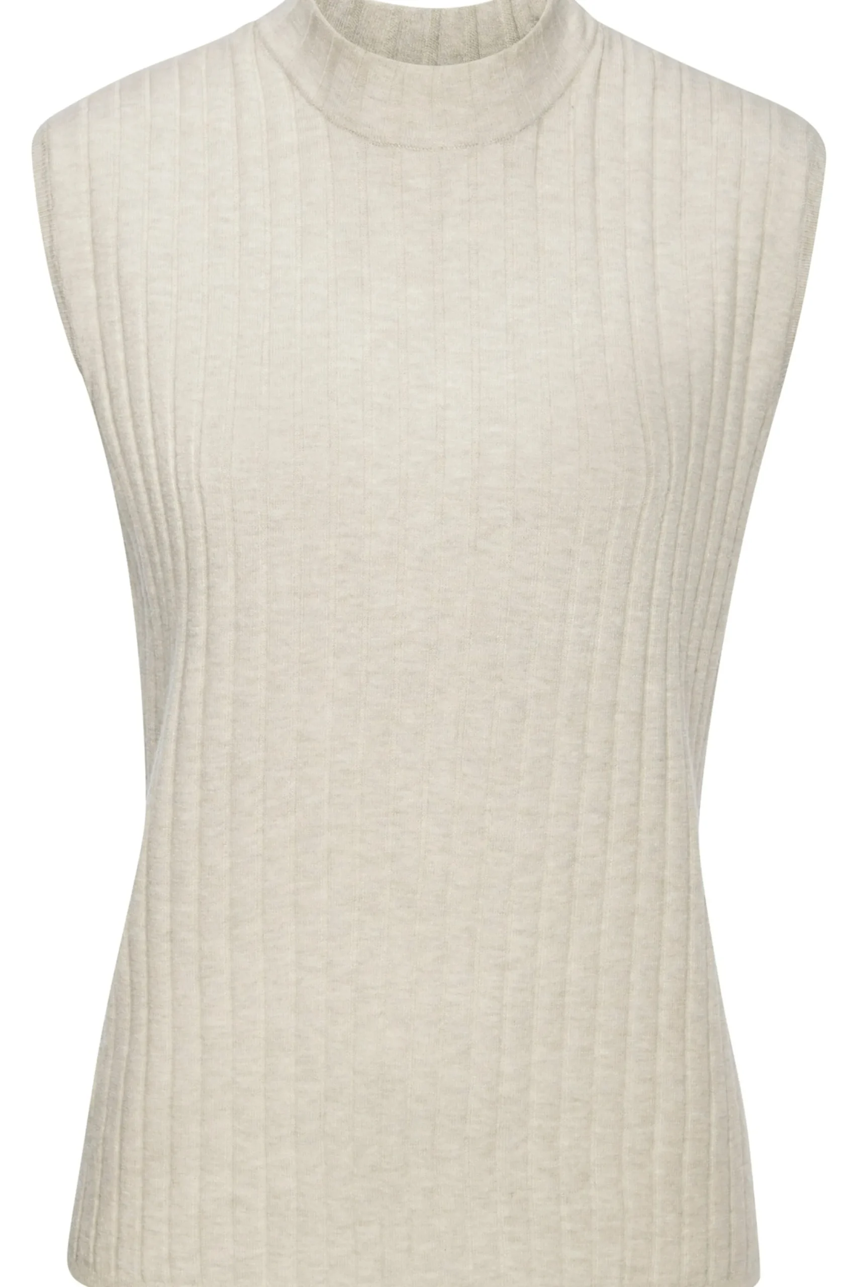 Shirts| Stricktop hellgrau-meliert