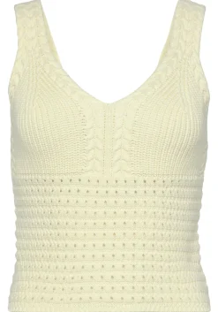 Shirts|LASCANA Stricktop creme