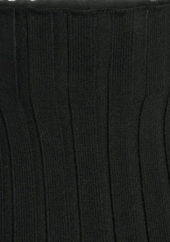 Strandmode|Shirts|LASCANA Stricktop schwarz
