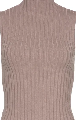 Strandmode|Shirts|LASCANA Stricktop taupe