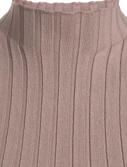 Strandmode|Shirts|LASCANA Stricktop taupe
