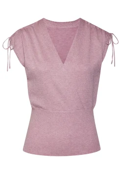 Strandmode|LASCANA Stricktop mauve