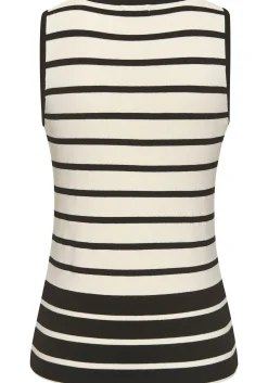 Strandmode|Shirts|LASCANA Stricktop beige-schwarz