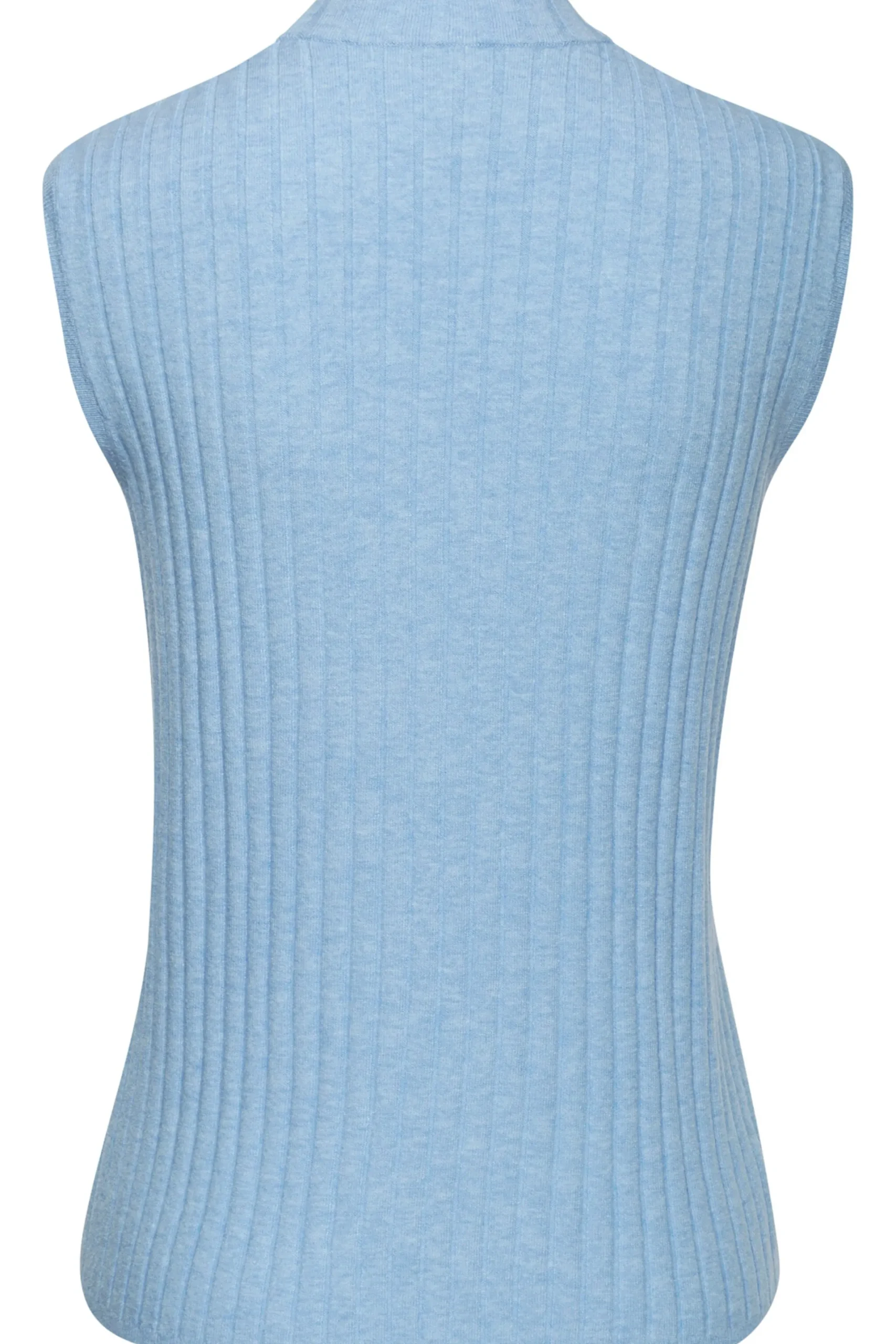 Shirts| Stricktop blau-meliert