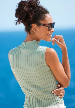 Strandmode|Shirts|LASCANA Stricktop mint