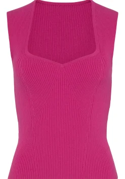 Shirts|LASCANA Stricktop fuchsia