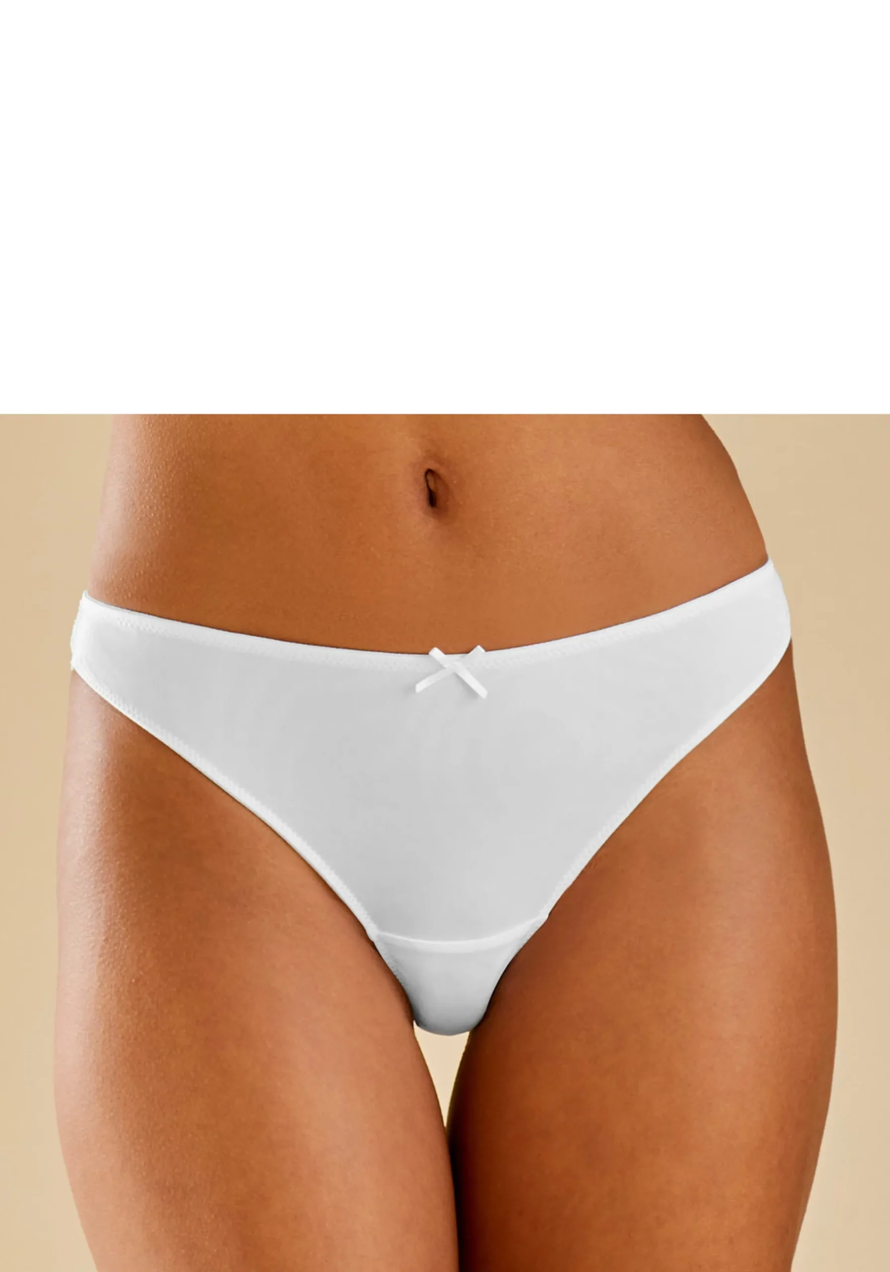 Unterhosen|petite fleur String rot+marine+weiß