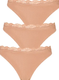 Unterhosen|LASCANA String beige