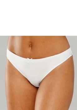 Unterhosen|petite fleur String pfirsich+mint+creme