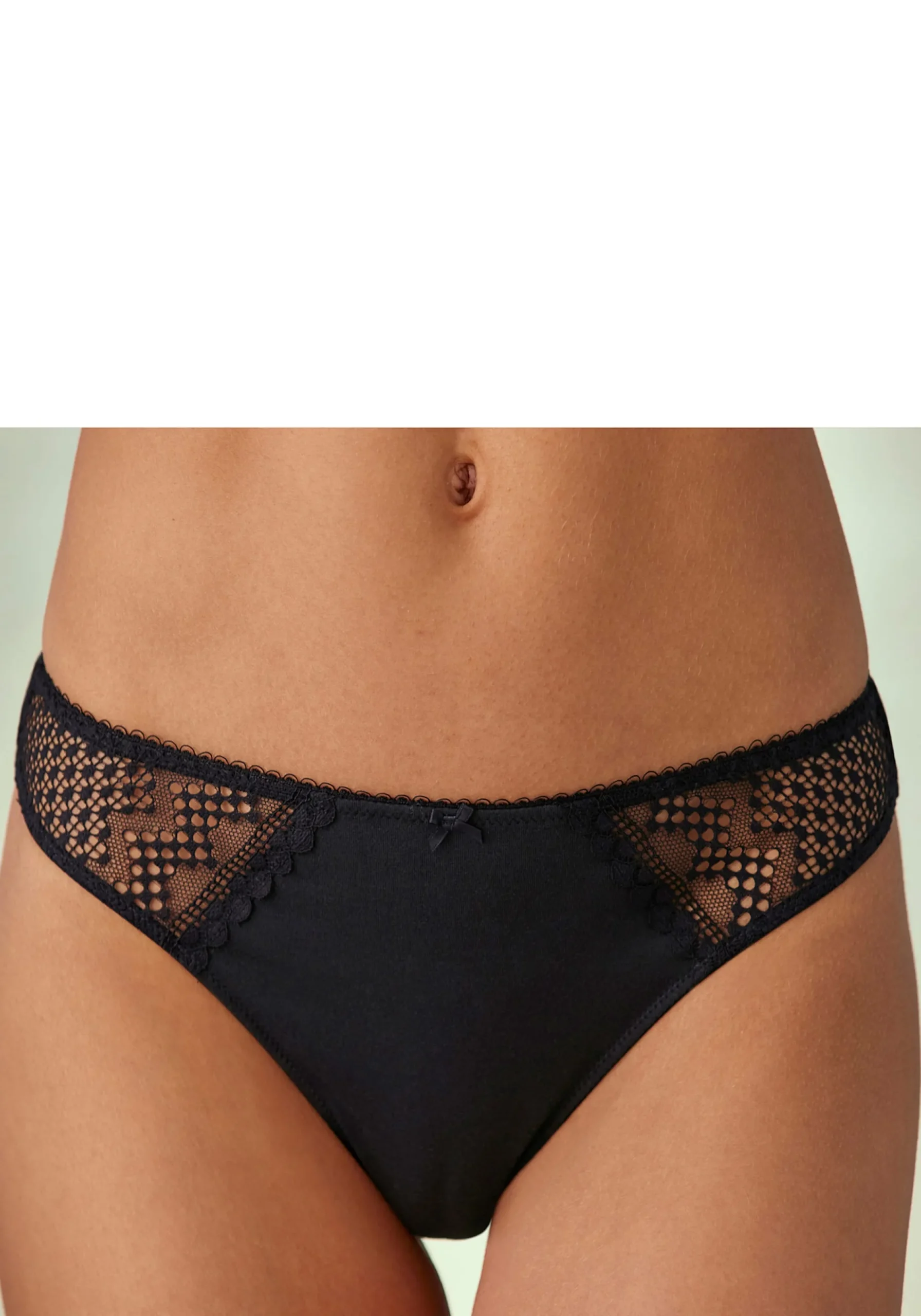 Unterhosen|LASCANA String schwarz
