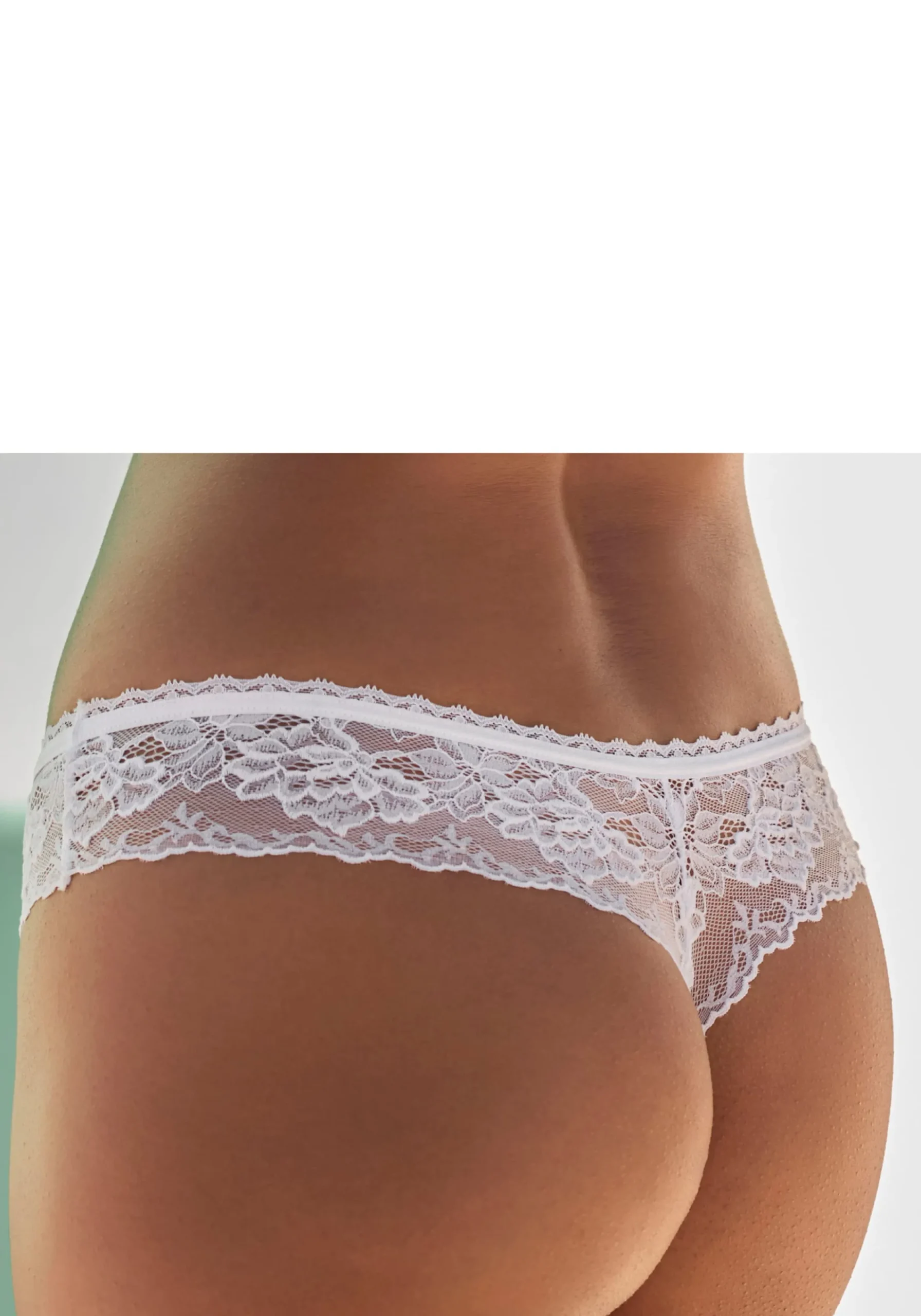 Unterhosen|LASCANA String weiß