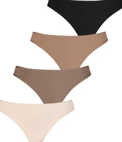 Unterhosen|LASCANA String champagner,nougat,beige,schwarz