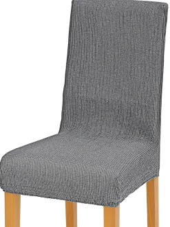 Sofaüberwürfe & Hussen| Stuhlhusse anthrazit