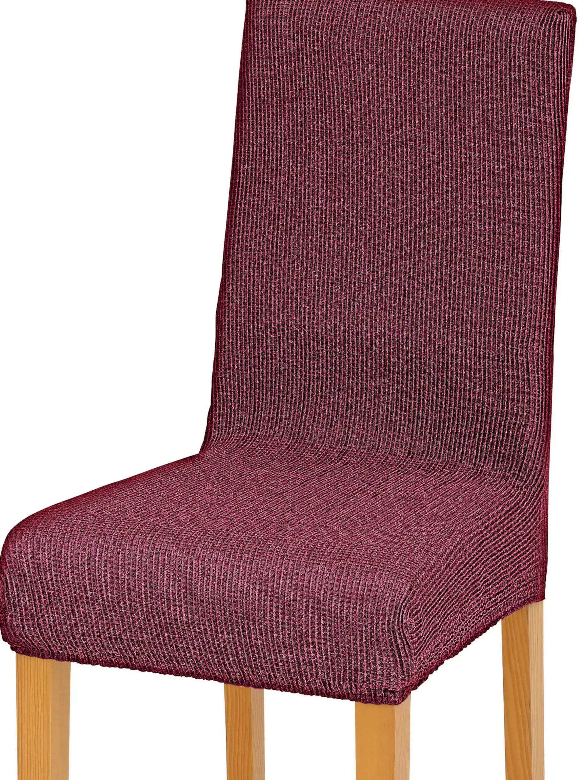 Sofaüberwürfe & Hussen| Stuhlhusse bordeaux