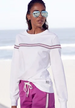 Shirts|H.I.S Sweater weiß