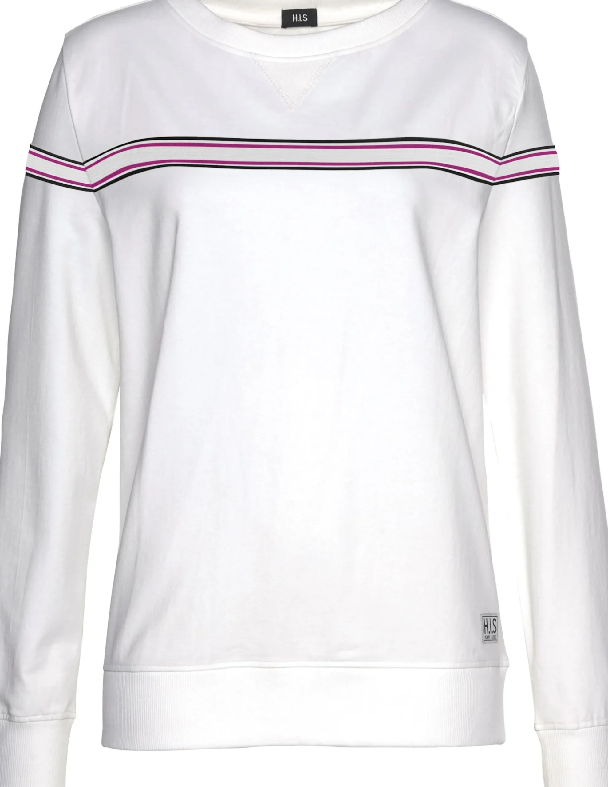 Shirts|H.I.S Sweater weiß