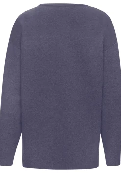 Pullover|Shirts|Elbsand Sweater blaumeliert