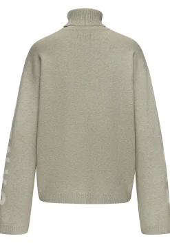 Strandmode|Elbsand Sweater olivmeliert