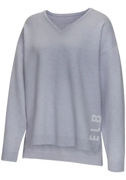 Strandmode|Pullover|Elbsand Sweater rauchblaumeliert