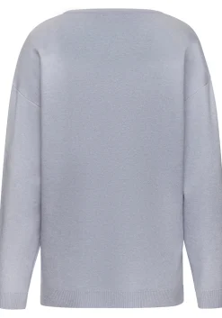 Strandmode|Pullover|Elbsand Sweater rauchblaumeliert
