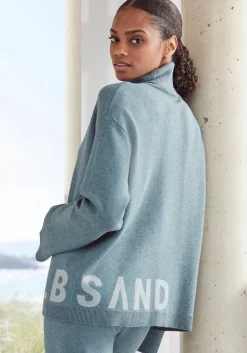 Pullover|Elbsand Sweater petrol