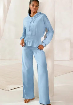 Homewear|Strandmode|LASCANA Sweathose hellblau