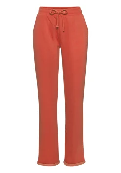 Homewear|LASCANA Sweathose rotbraun