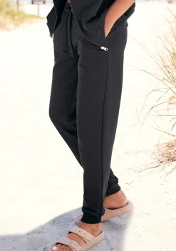 Homewear|LASCANA Sweathose schwarz