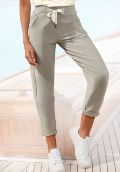 Strandmode|Elbsand Sweathose stein