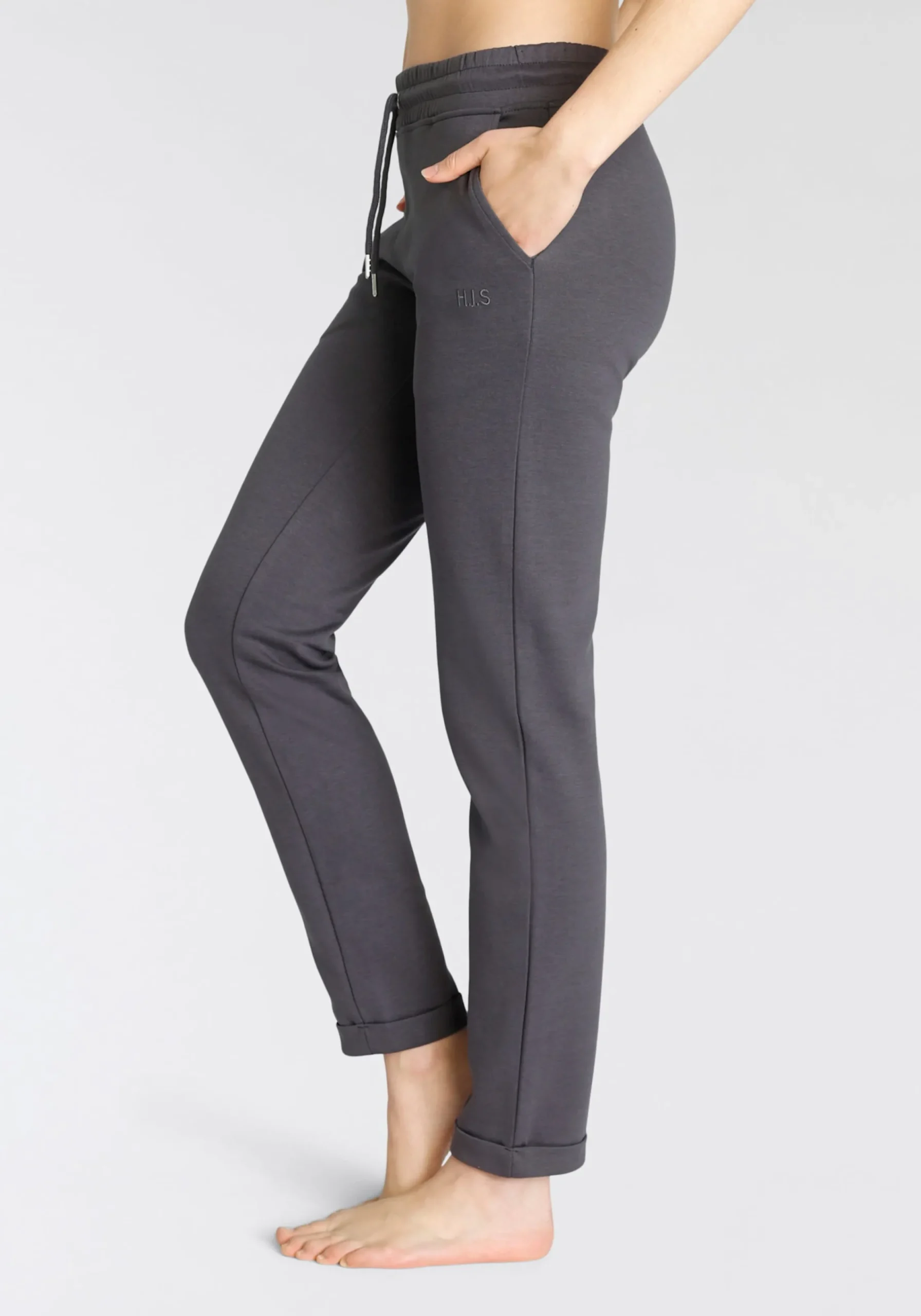 Homewear|H.I.S Sweathose anthrazit