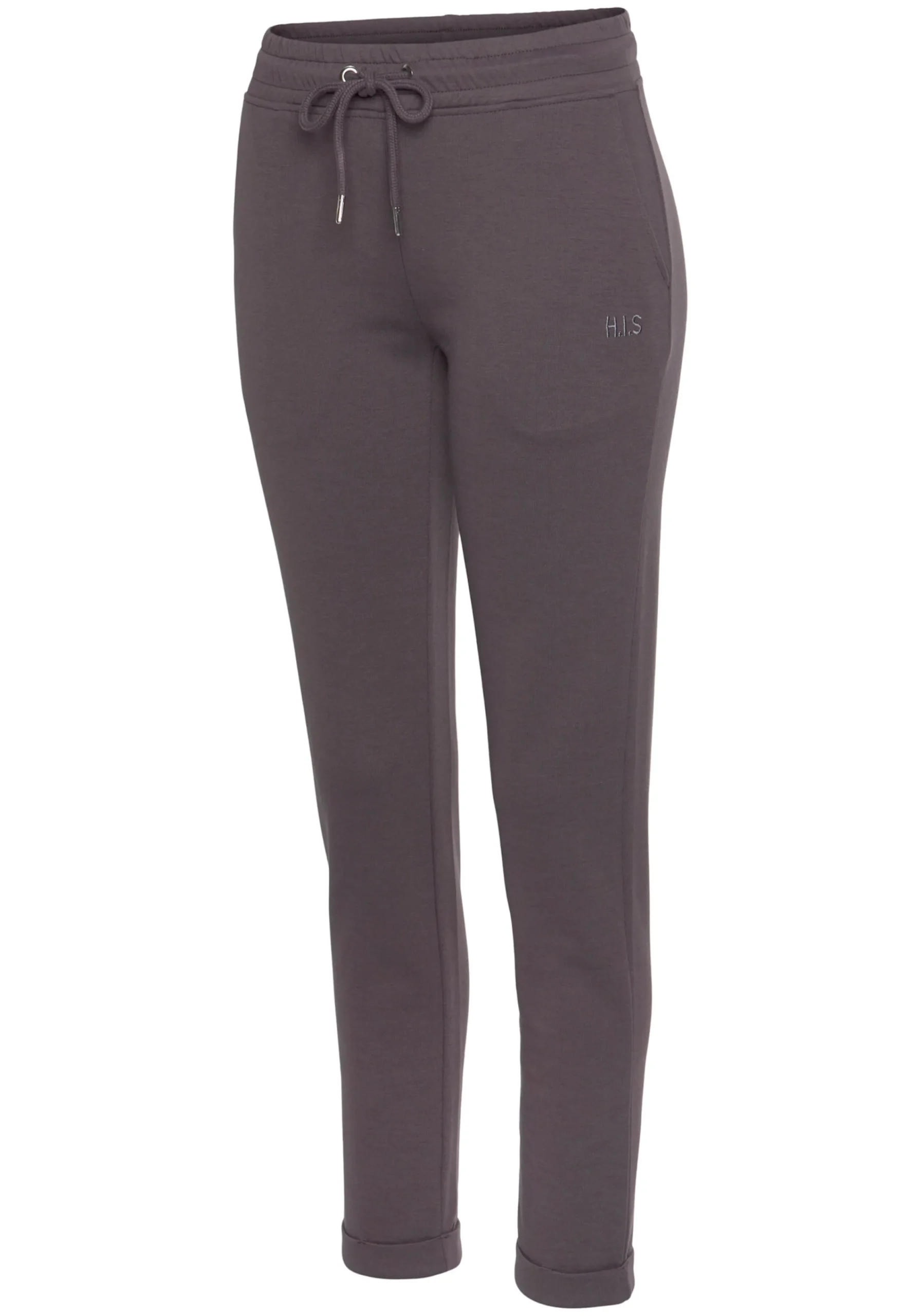 Homewear|H.I.S Sweathose dunkelbraun