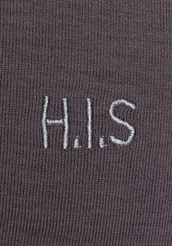 Homewear|H.I.S Sweathose dunkelbraun