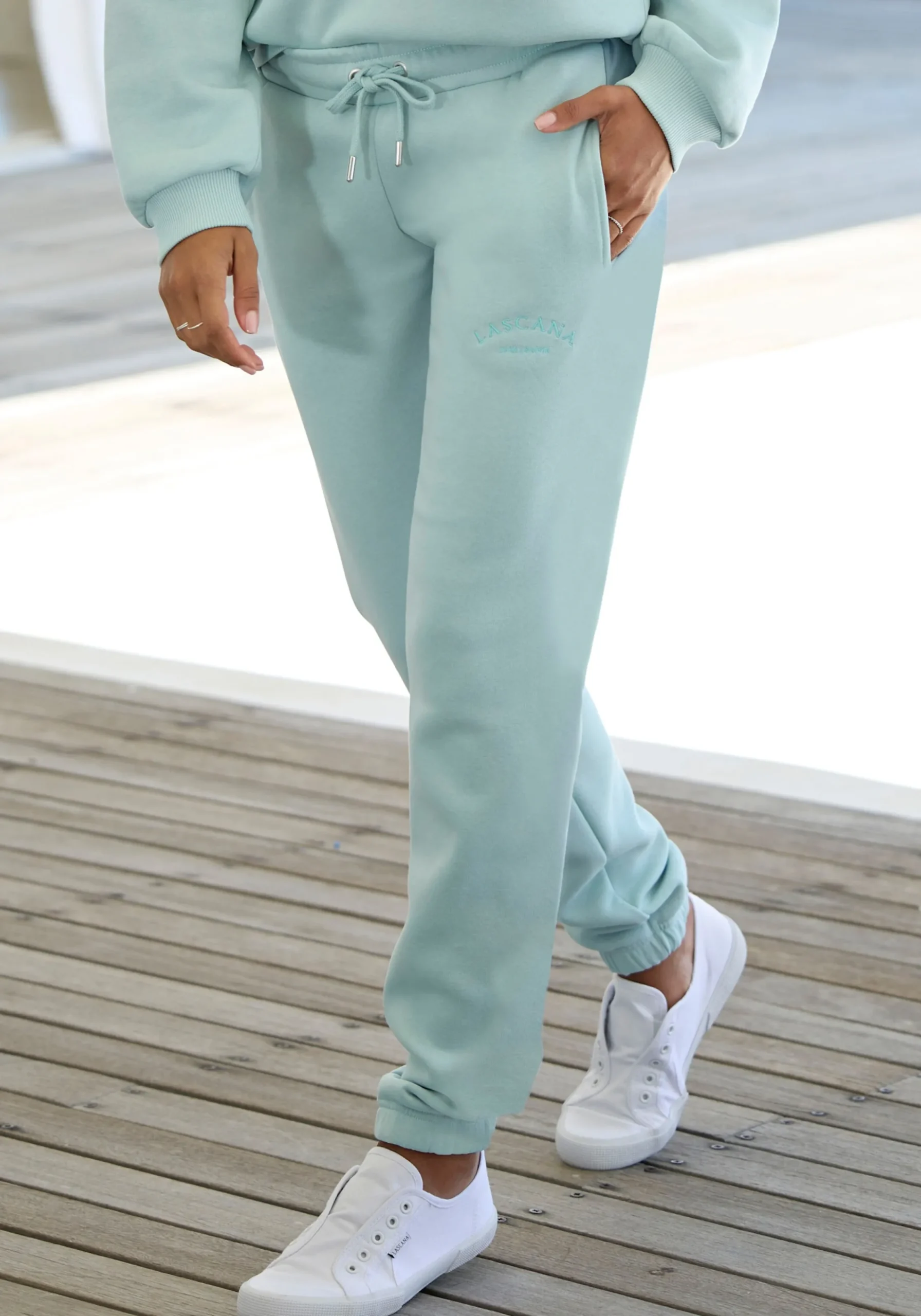 Homewear|LASCANA Sweathose mint