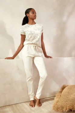 Homewear|Strandmode|LASCANA Sweathose creme