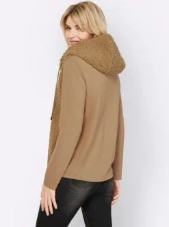 Homewear|heine Sweatjacke camel