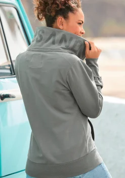 Strandmode|Elbsand Sweatjacke grün
