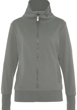 Strandmode|Elbsand Sweatjacke grün