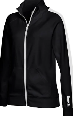Homewear|Homewear| Sweatjacke schwarz-weiß