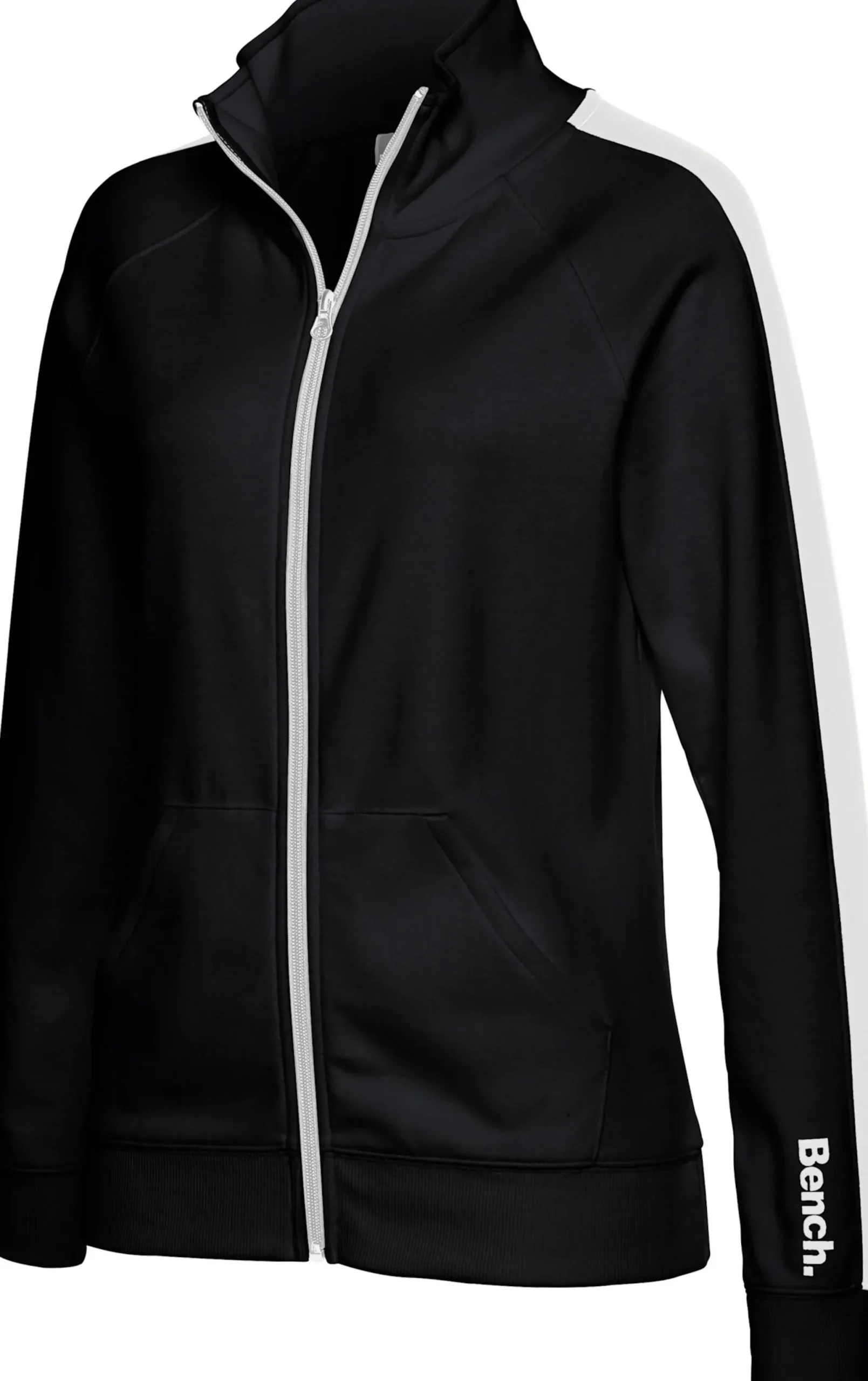 Homewear|Homewear| Sweatjacke schwarz-weiß