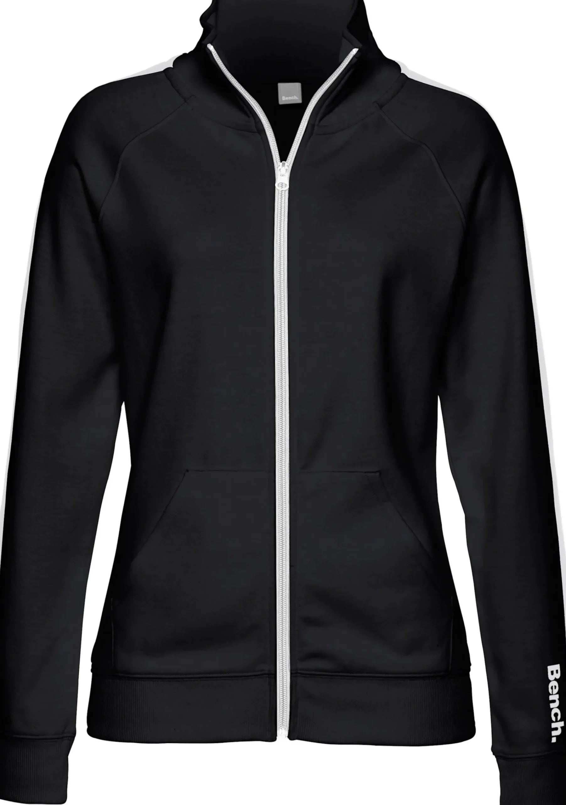 Homewear|Homewear| Sweatjacke schwarz-weiß