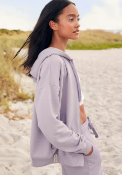Homewear|Homewear|LASCANA Sweatjacke flieder
