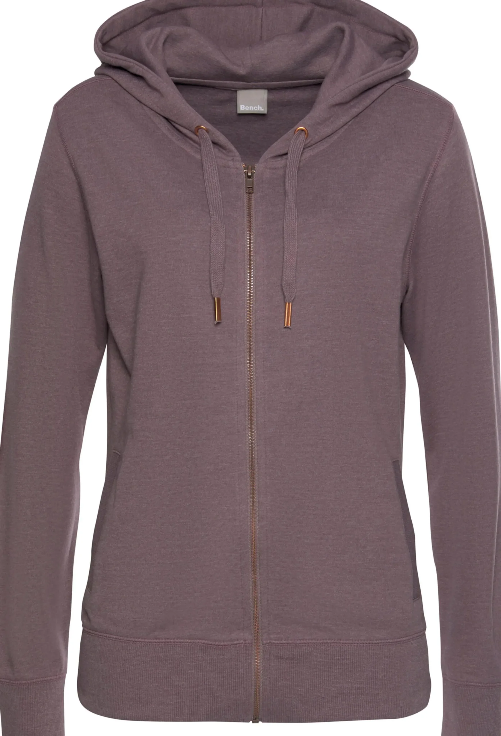 Homewear|Homewear| Sweatjacke mauve-meliert