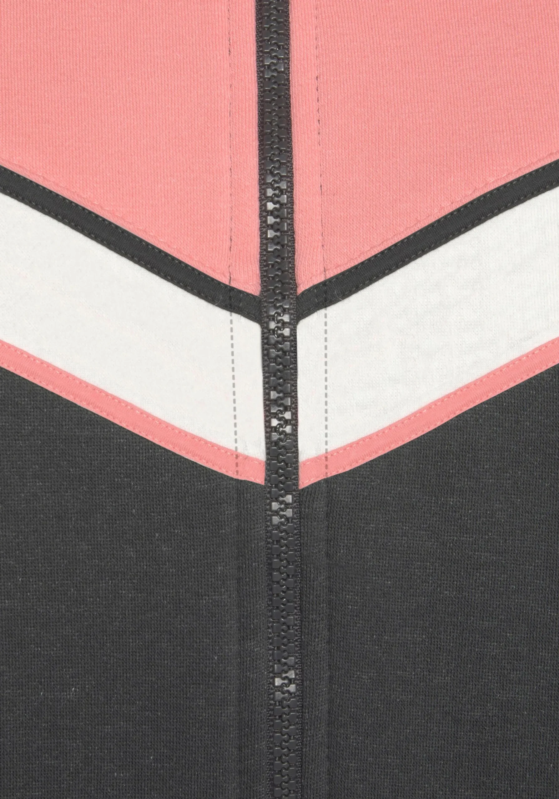Homewear|Homewear|H.I.S Sweatjacke anthrazit-rosa