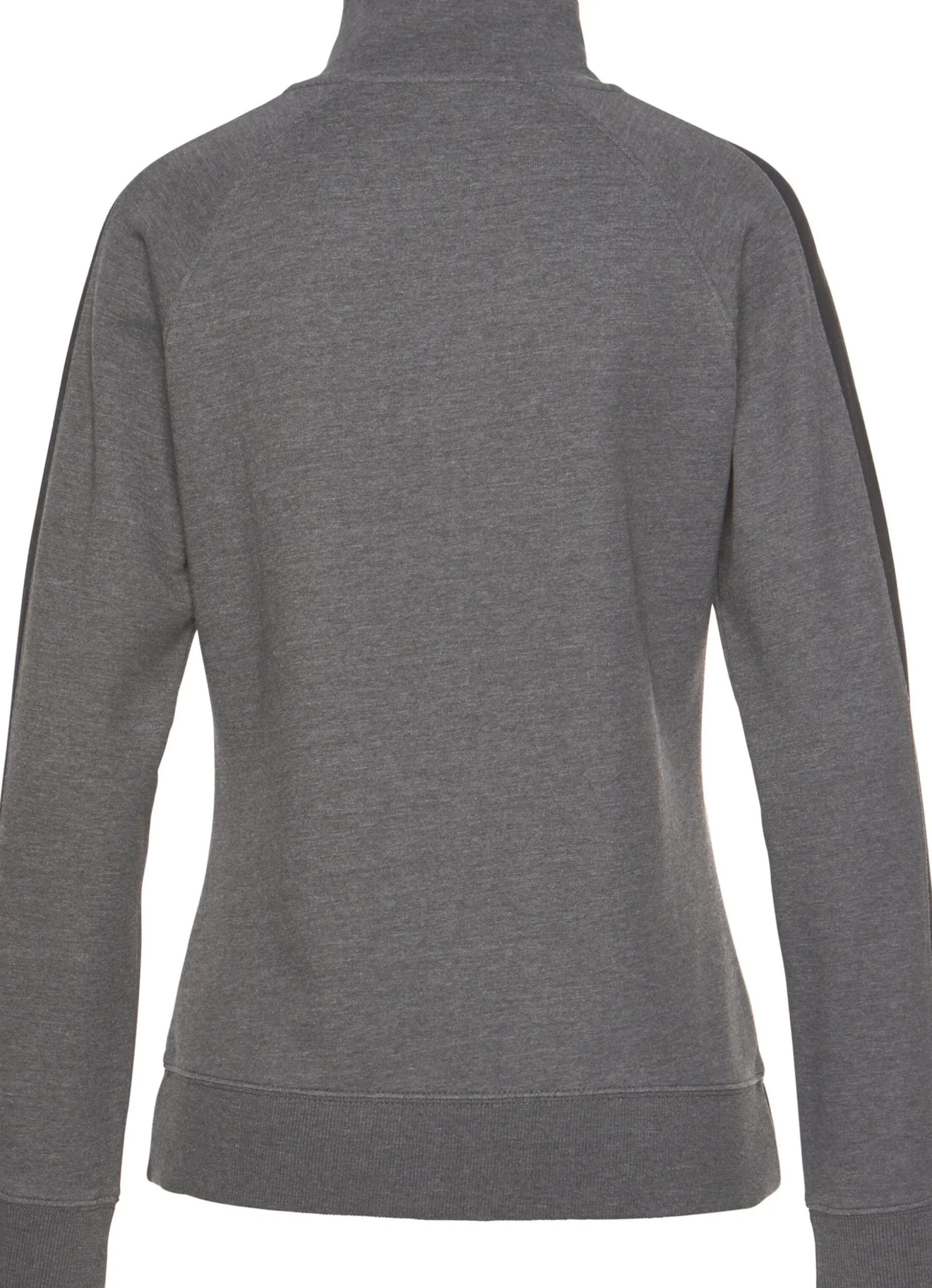 Jacken| Sweatjacke anthrazit-meliert-schwarz
